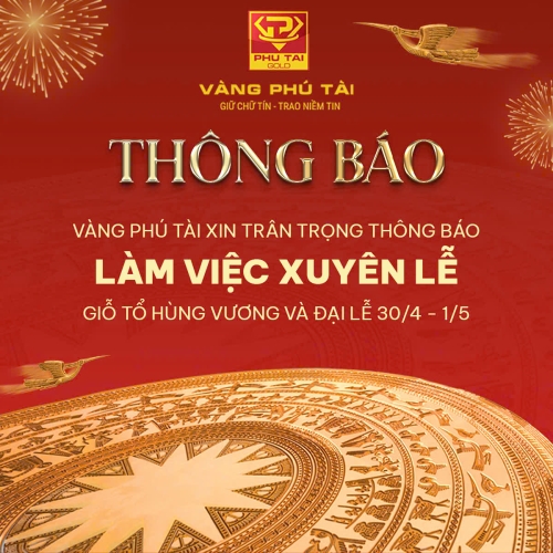 THÔNG BÁO LÀM VIỆC XUYÊN LỄ
